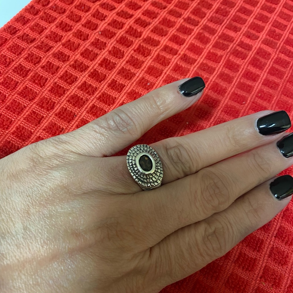 Gorgeous smoky quartz ring.